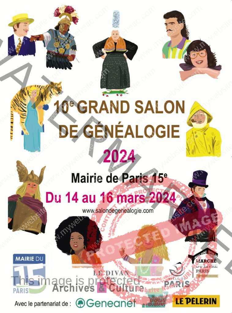 Salon de Généalogie de Paris 2024 - 10e édition