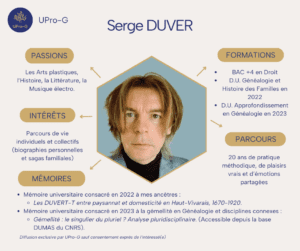 Portrait Serge DUVER